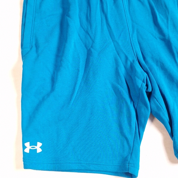 Under Armour Blue Youth Athletic Shorts, Large - Picture 3 of 10